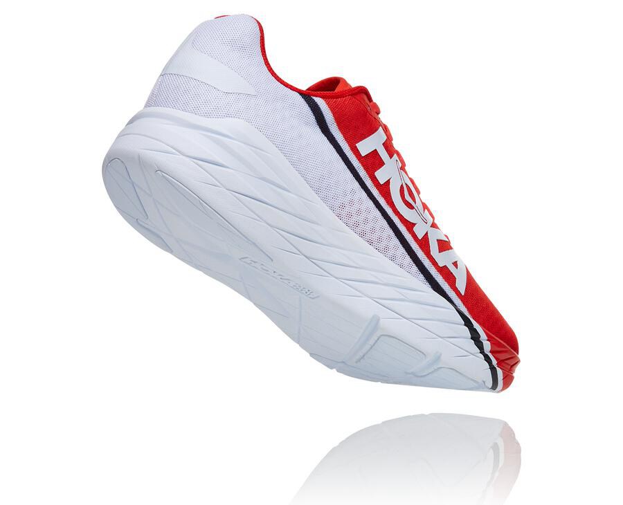 Hoka One One Hardloopschoenen Dames - Rocket X - Rood/Wit - PJ3548207